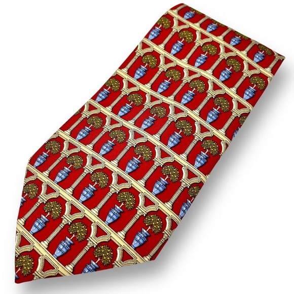 Eximious of London Topiary 100% Silk Necktie - Picture 5 of 12